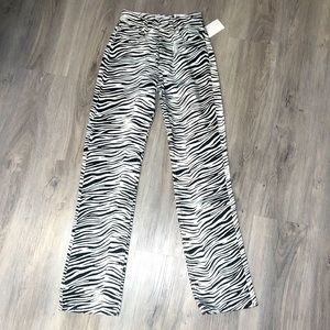 ZARA Zebra Print Pants